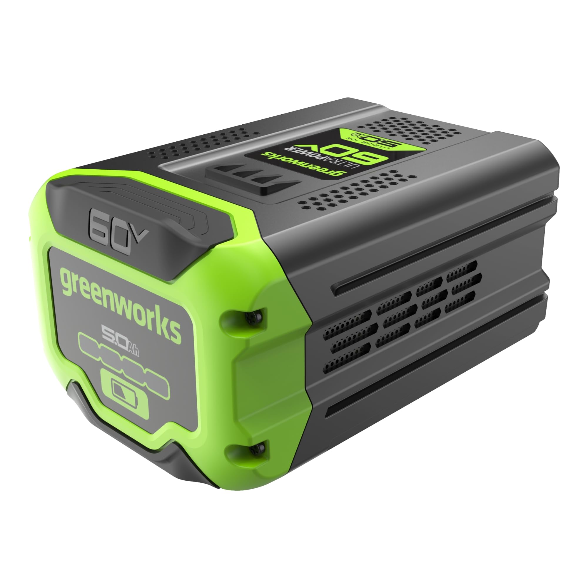 Greenworks 60V 5.0AH Ultra Power Battery | Provides Fade-Free Power for Maximum Performance | Compatible with 75 Tools