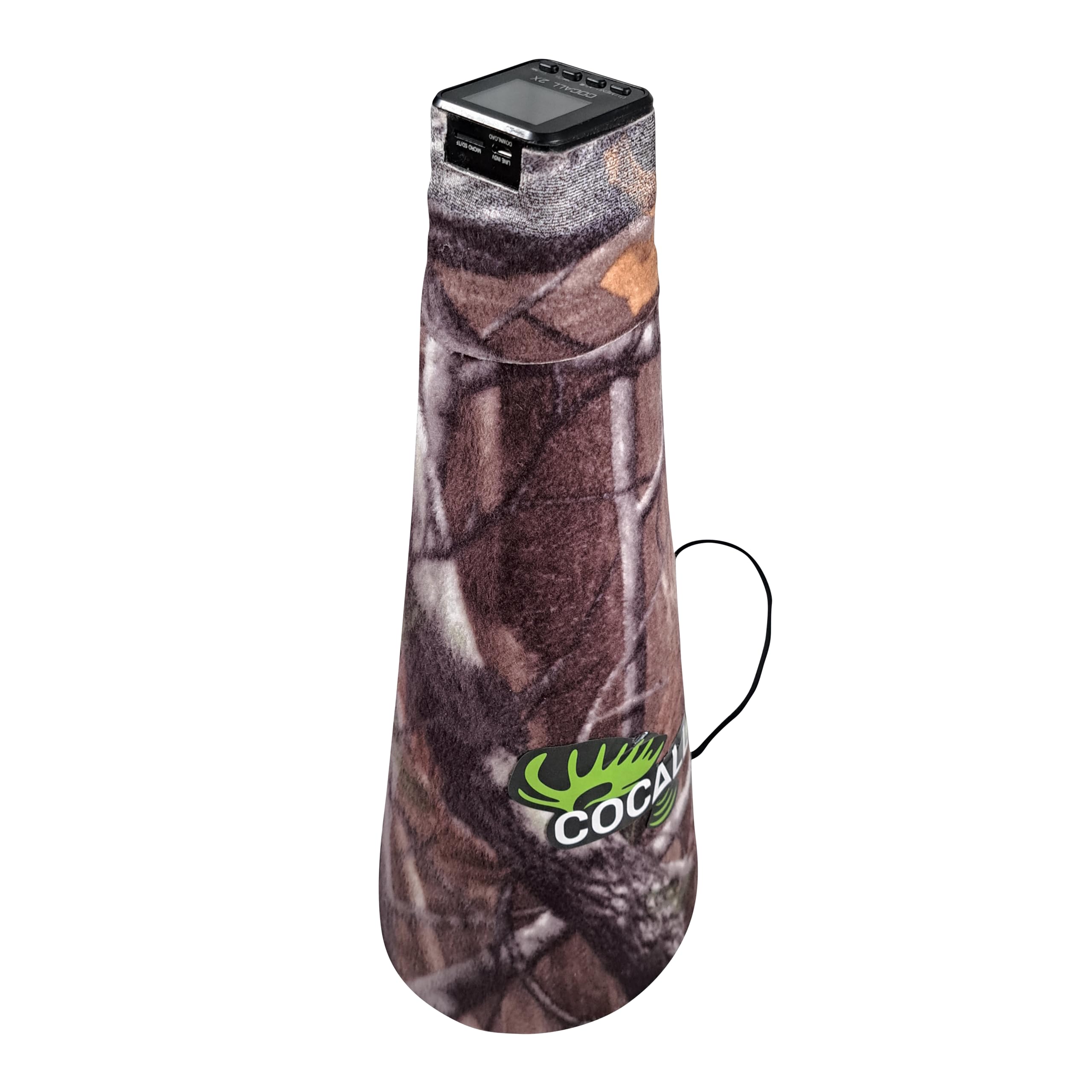 COCALL2X Electronic Deer Call, Moose Hunting Game Call - Low Pitch Deer Calls for Hunting, Exceptional Sound Quality - Camouflage Predator Call - Includes SD Card with 10 Basic Moose and Deer Sounds