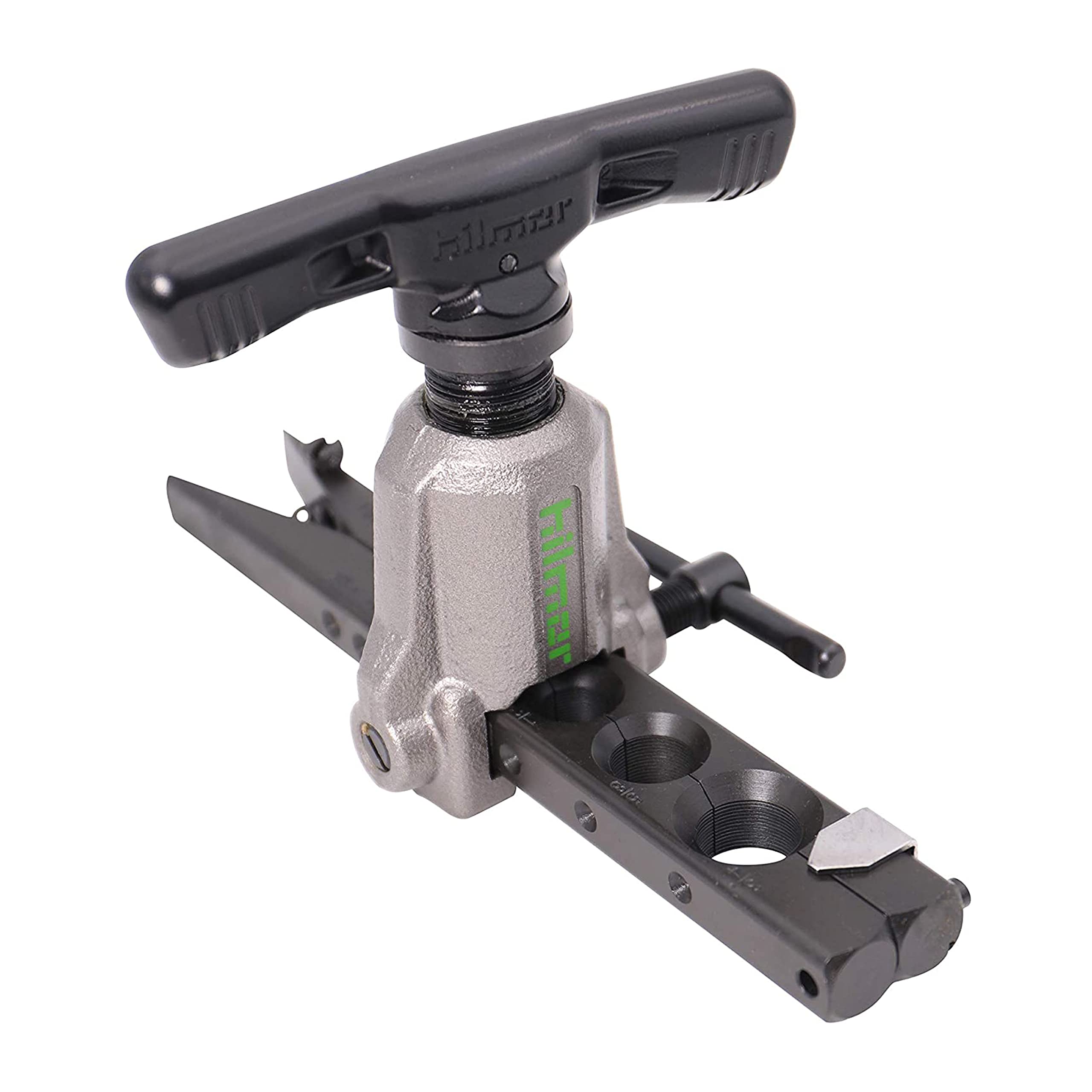 Hilmor 1838952 Orbital Flare 3/16” - 3/4”, HVAC and Refrigeration Flaring Tool for Copper, Aluminum, Steel and Brass, Gray/Black