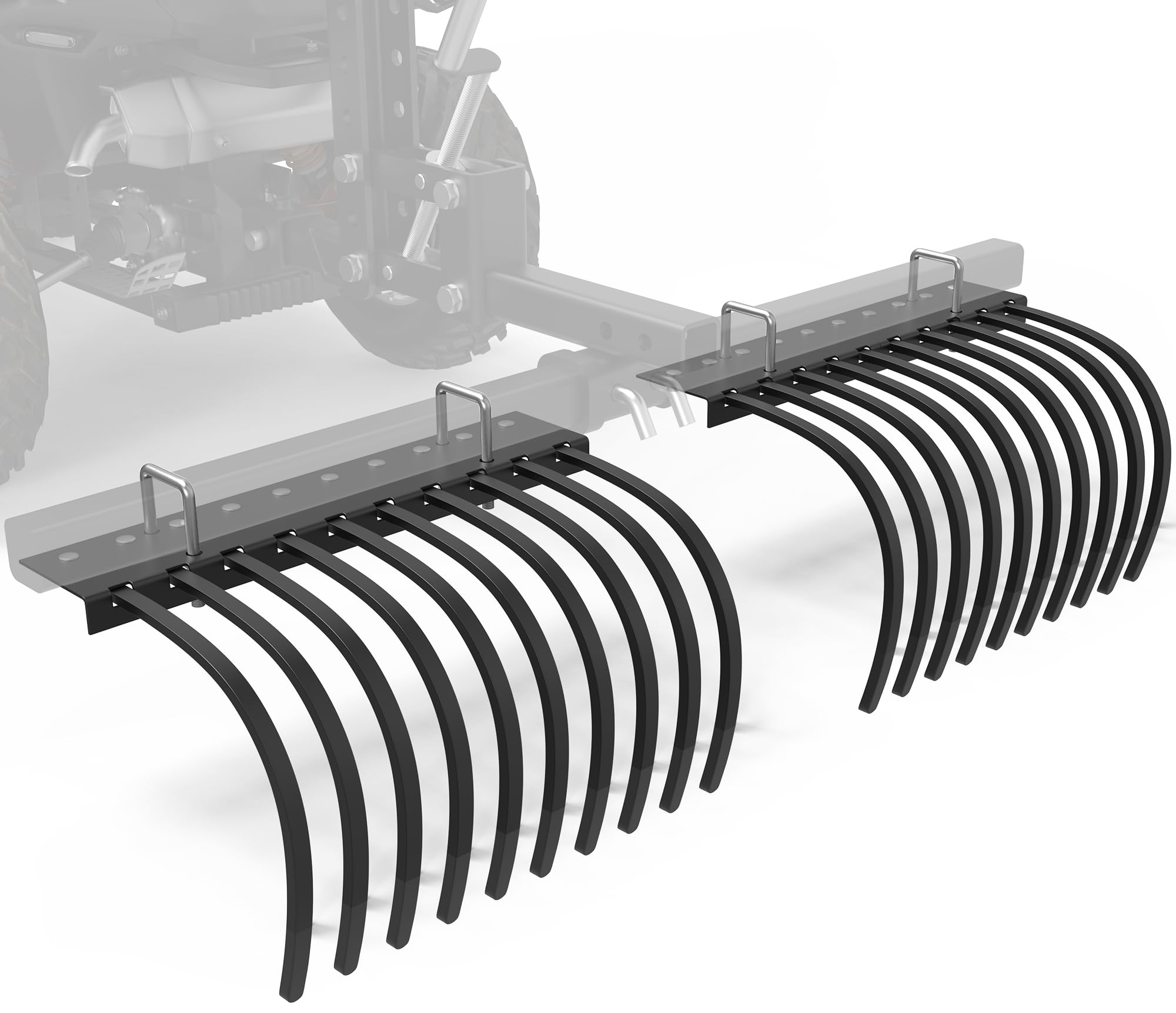 YINTATECH ATV/UTV Landscape Rake Implement Works Better with YINTATECH ATV/UTV Manual Implement Lift
