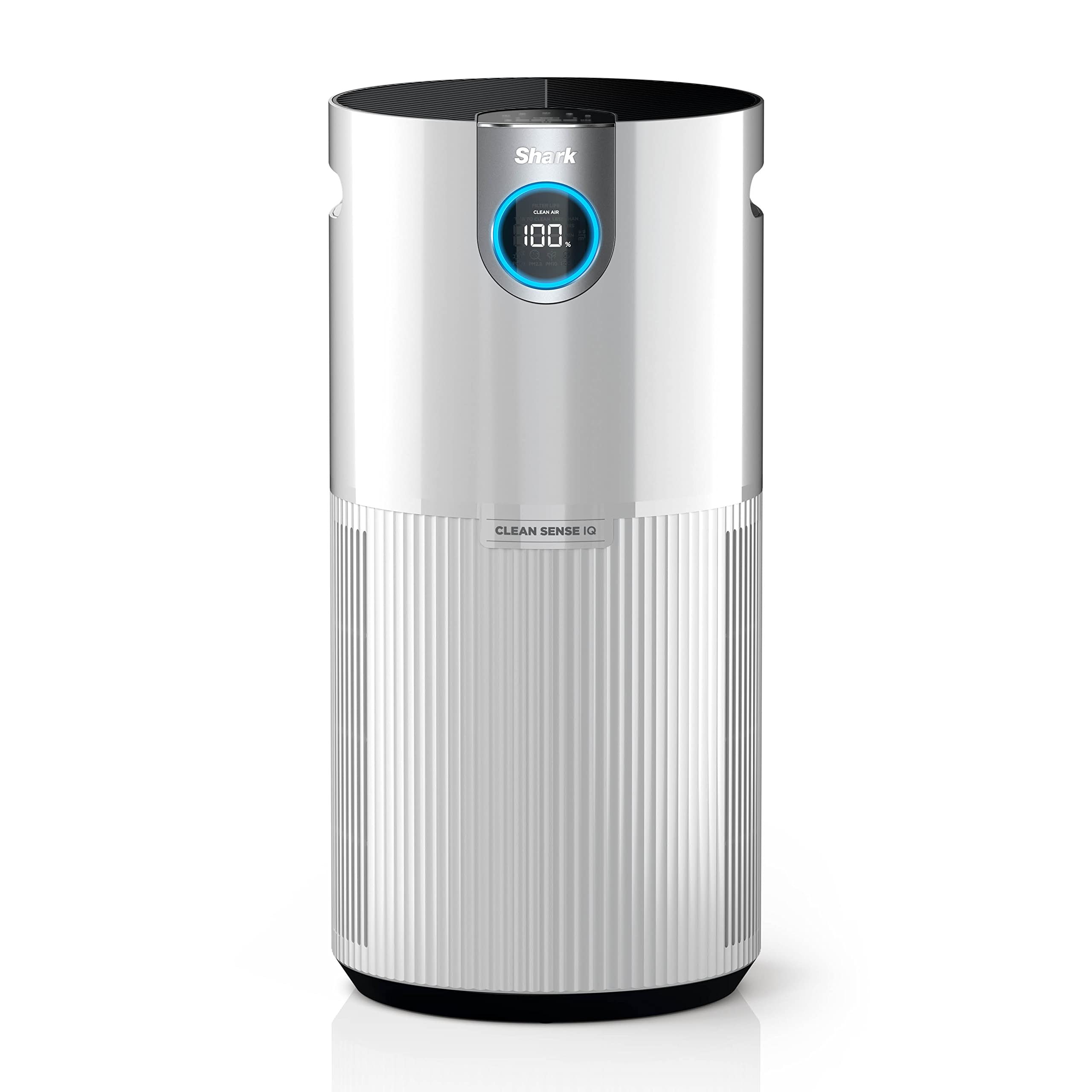 Shark Air Purifier for Home Large Room, Clean Sense Technology, HEPA Air Filter, 1000 Sq Ft, Kitchen, Filters Smoke, Captures 99.98% of Particles, Pet Dander, Pollutants, Dust, Allergens, HP201