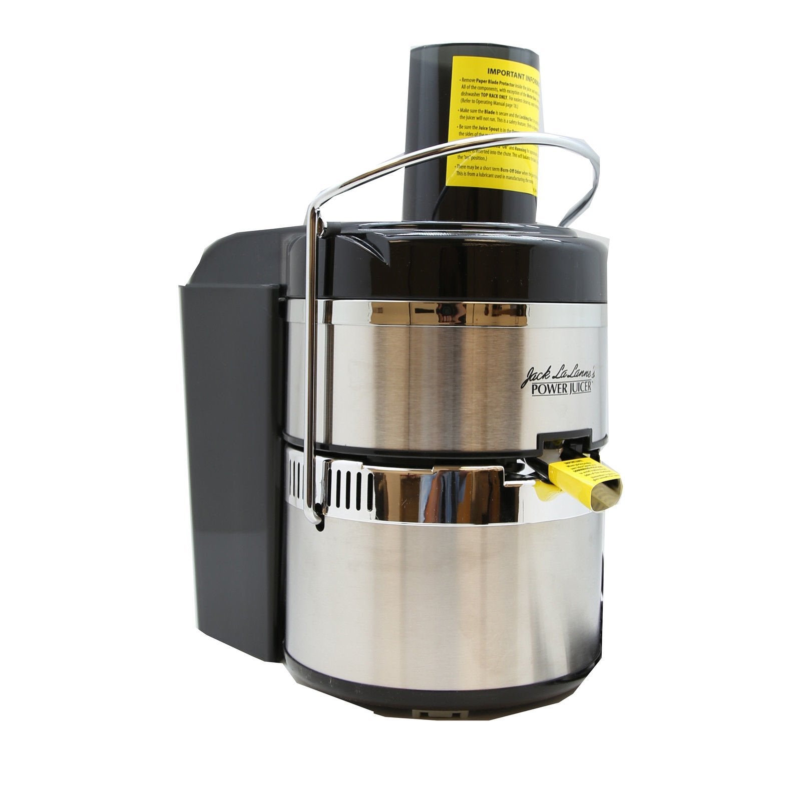 BUNN Jack Lalanne's JLSS Power Juicer Deluxe Stainless-Steel Electric Juicer