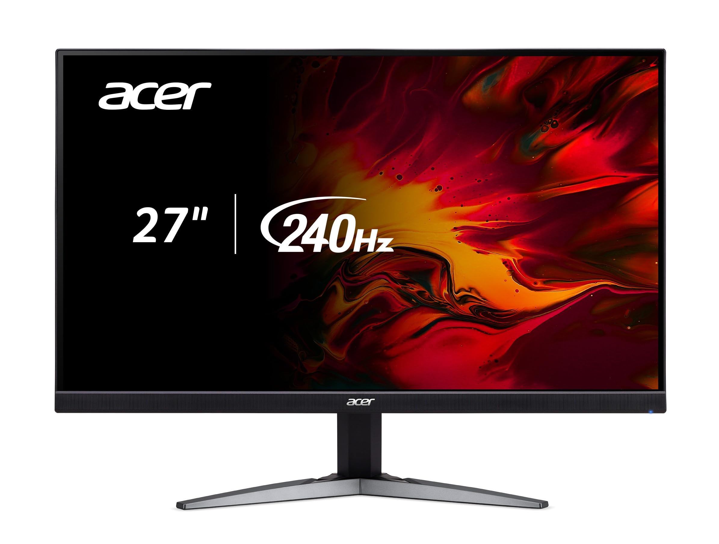 Acer Nitro 27" WQHD 2560 x 1440 PC Gaming Monitor | AMD FreeSync Premium | Up to 240Hz Refresh | Up to 0.5ms HDR350 | DCI-P3 90% | 1 x Display Port 1.4 & 2 x HDMI 2.1 | KG271U Xbmiipx