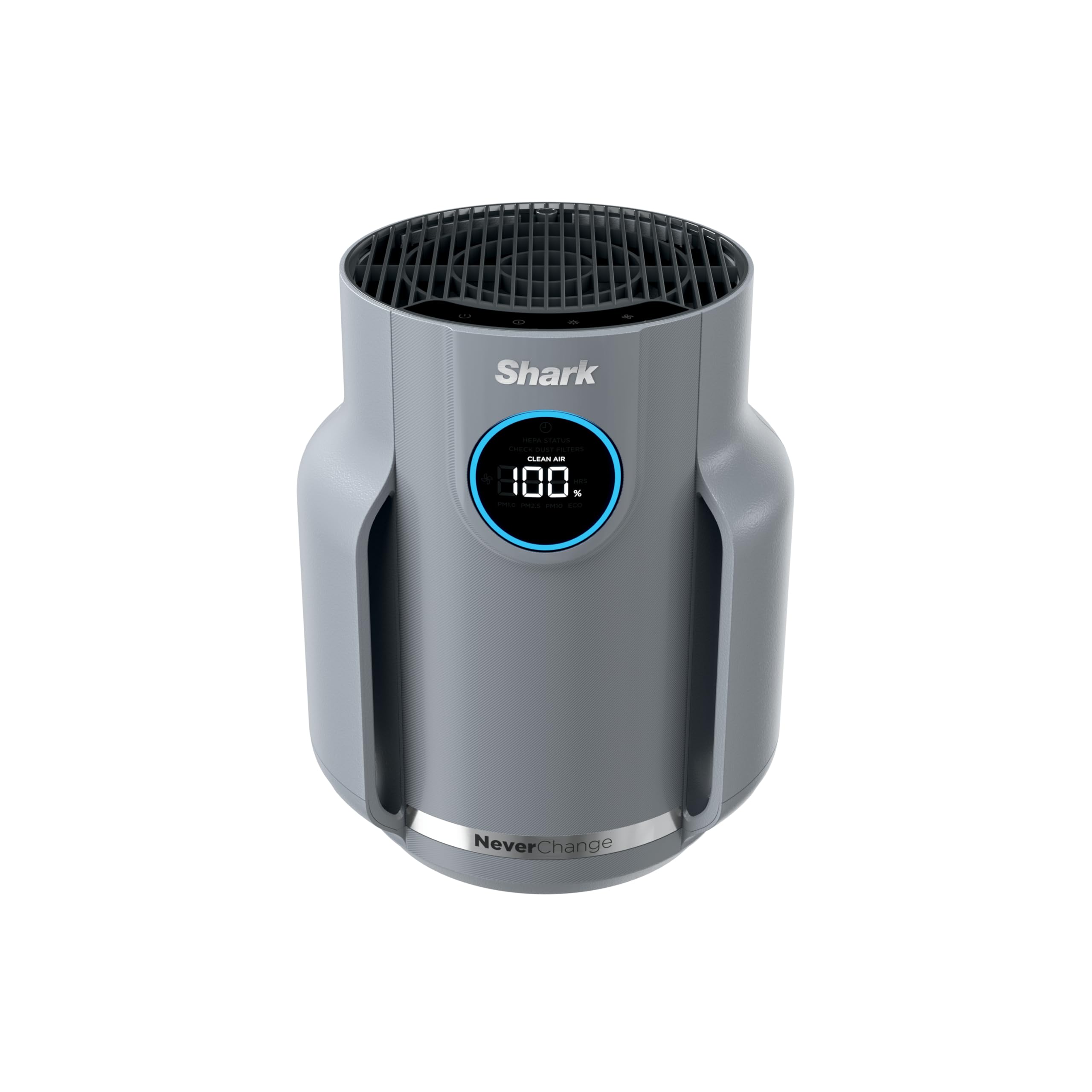 Shark NeverChange Air Purifier Compact Pro with Long-lasting HEPA Exceeding Filtration, For Pet Dander, Dust, Smoke, Allergens, Up to 250 sq. ft. for Bedroom, Home Office, Dorm, HP071BRN (2025)