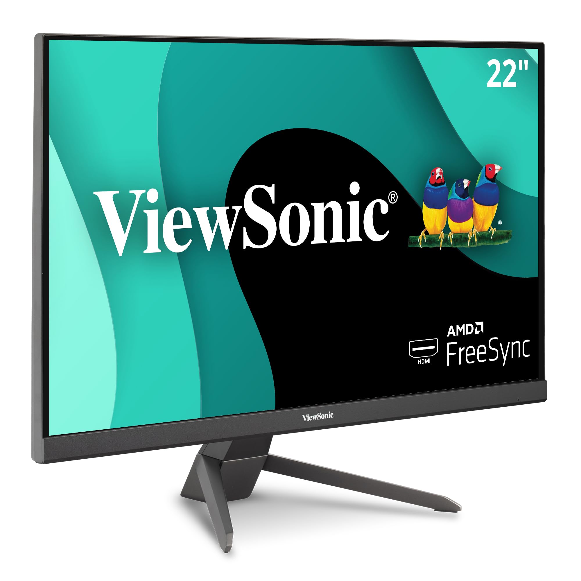 ViewSonic VX2267-MHD 22 Inch 1080p Gaming Monitor with 100Hz, 1ms, Ultra-Thin Bezels, FreeSync, Eye Care, HDMI, VGA, and DP