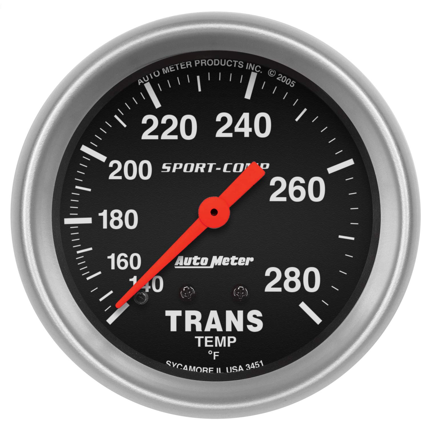 Auto Meter 3451 Sport-Comp Mechanical Transmission Temperature Gauge
