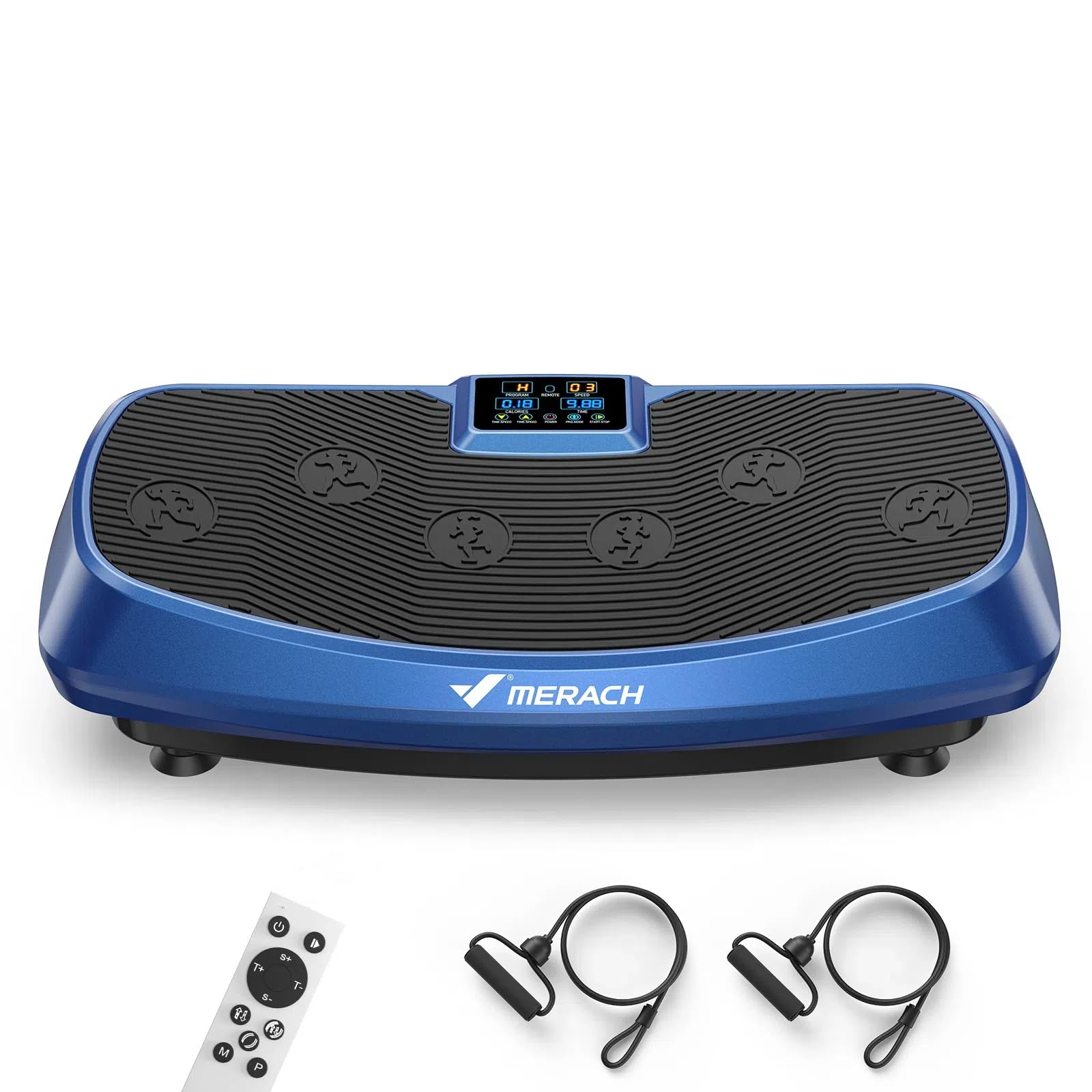 MERACH Vibration Plate Exercise Machine, 3D Vibration Plate with Oscillation Pulse Mode, Vibrating Plate Exercise Machine for Women Men, Exercise Equipment for Home