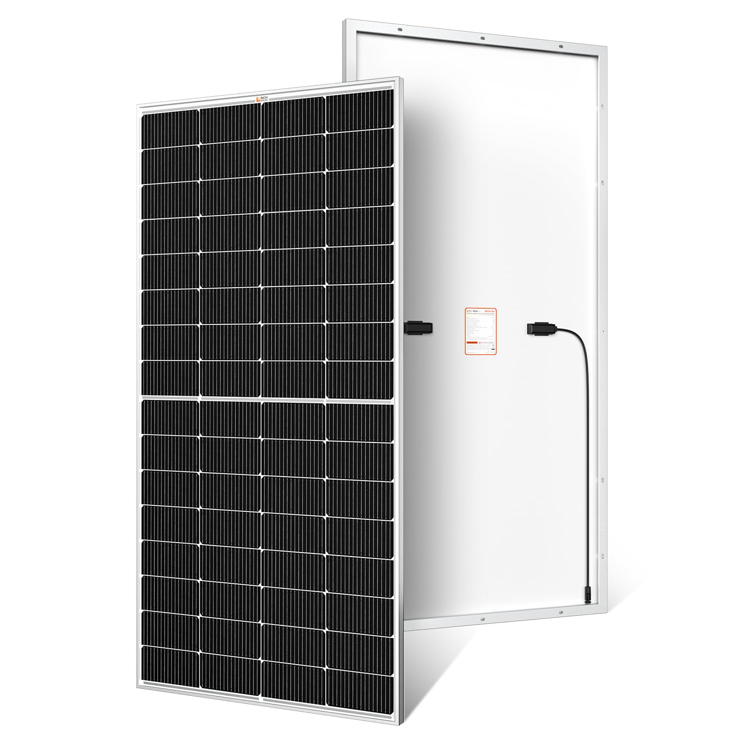 RICH SOLAR 250 Watt 12 Volt 16BB Cell Monocrystalline Solar Panel High Efficiency Solar Module for RV Trailer Camper Marine Off Grid