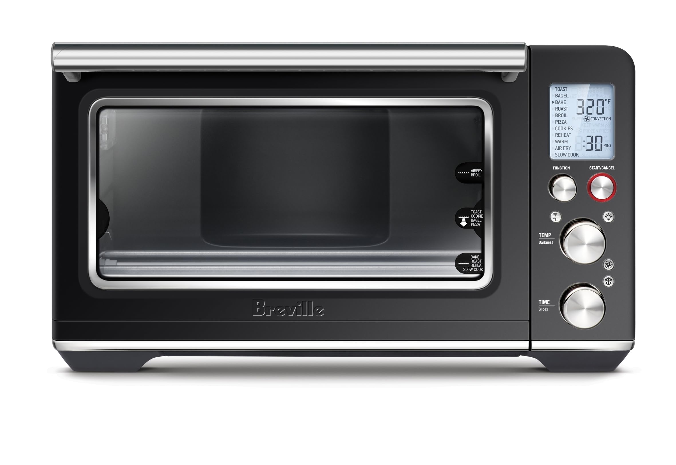 Breville Smart Oven Air Fryer BOV860BTR, Black Truffle