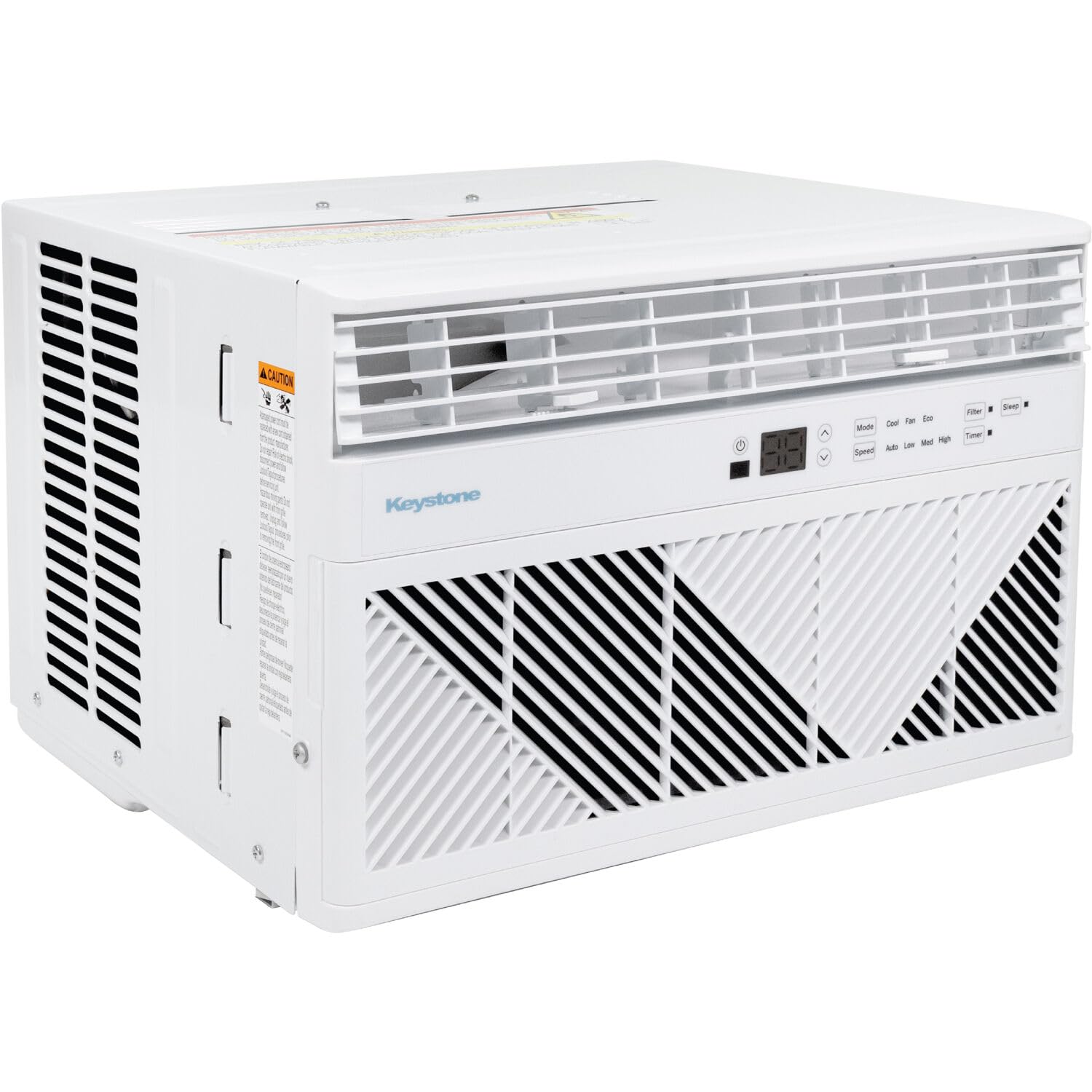 Keystone 12,000 BTU Window Mounted Air Conditioner,115V, Window Air Conditioner for Apartment, Living Room, Bathroom and Rooms up to 550 Sq.Ft. with Remote Control, White