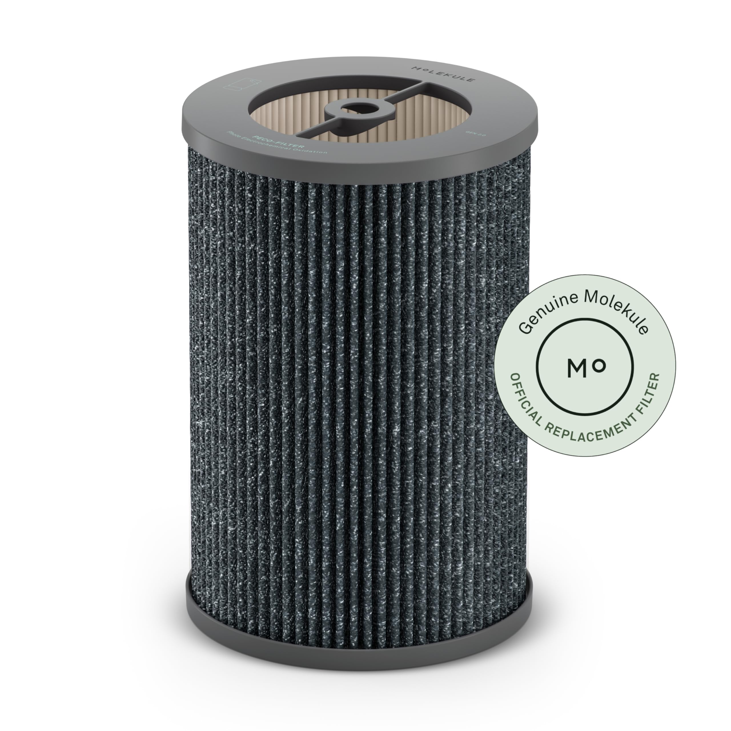 Molekule PECO-HEPA Tri-Power Filter Air Pro | Air Purifier Replacement Filters for Smoke, Mold, Bacteria, Viruses, Allergens & Other Pollutants for Clean Air - Gray