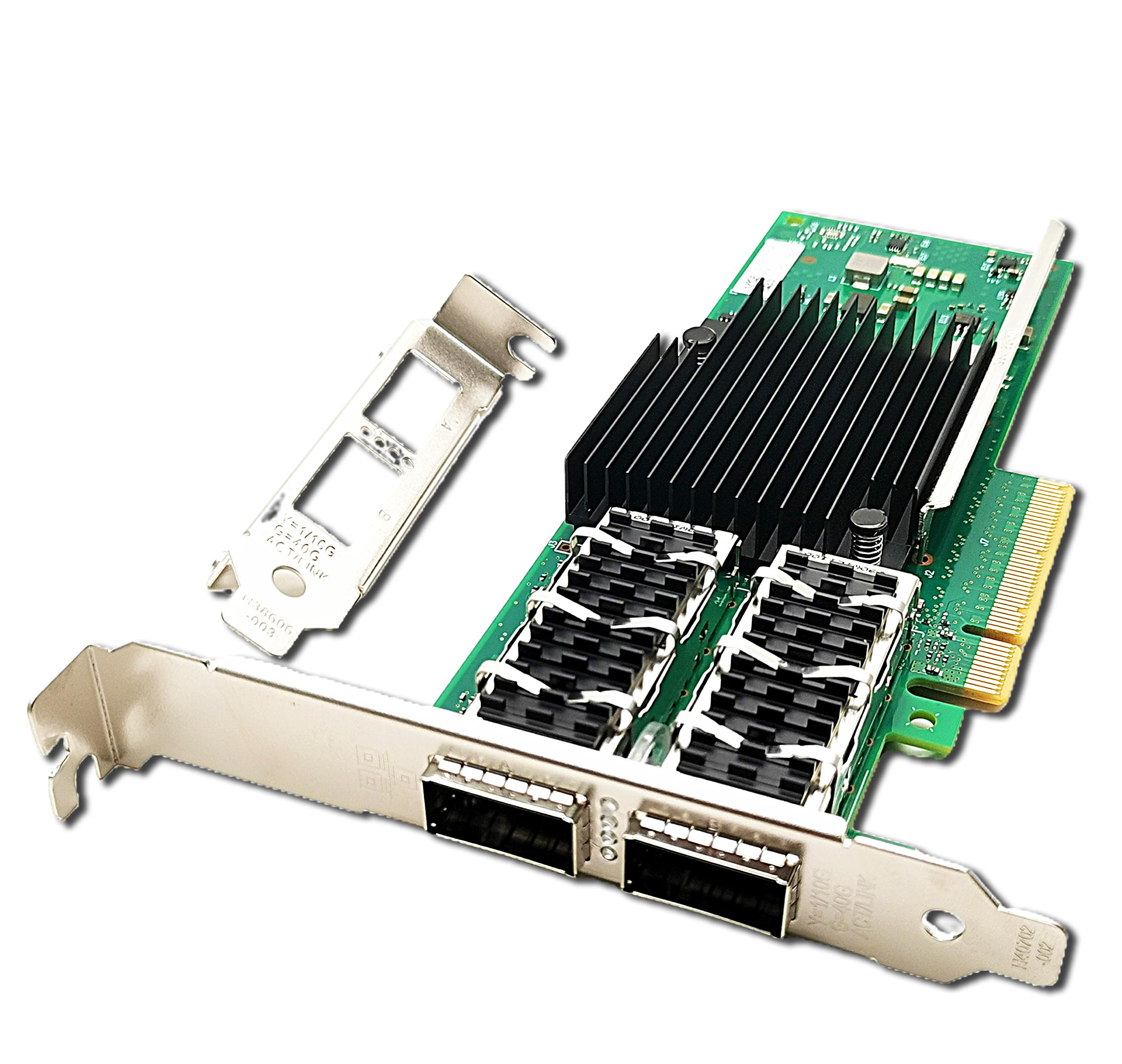40Gb Ethernet Converged Network Adapter(CNA), Dual QSFP+ Ports Compatible with Intel XL710-QDA2 Network Card PCIe x8 40Gbe Server Support Windows/Windows Server/Linux/Freebsd