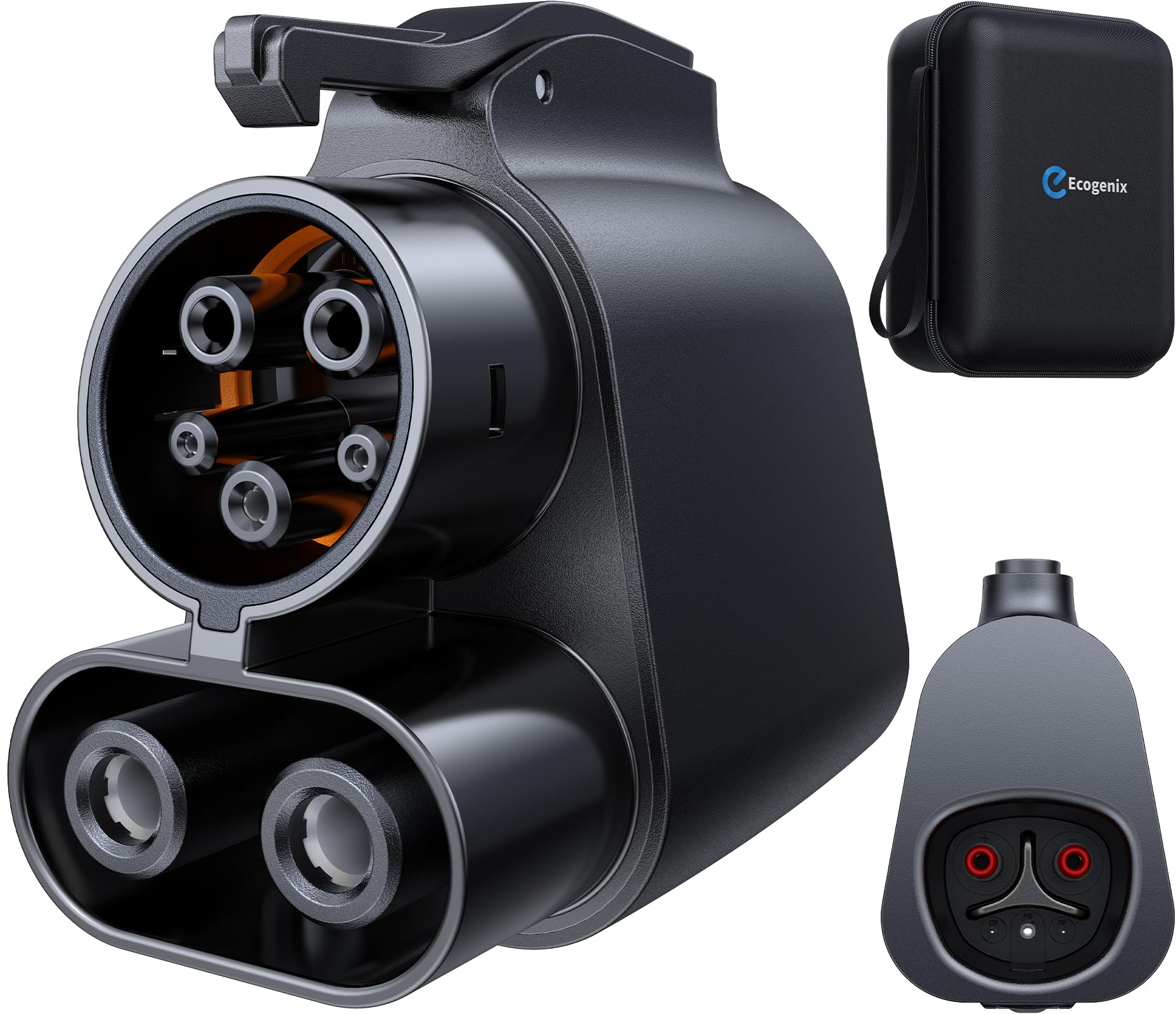 2024 Tesla Supercharger to CCS1 Charging Adapter [Max 500A, 1000V] NACS to CCS Electric Vehicle Adapter, Tesla Supercharger Adapter, Fit for All Ford EVs, Fit for Rivian R1T R1S R2 R3 Evs