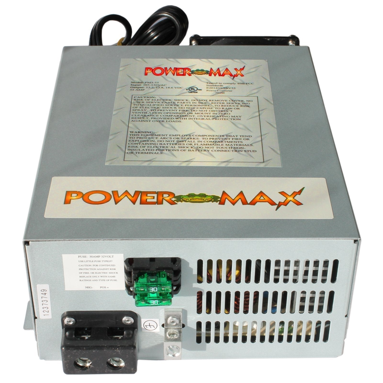 PowerMax PM3-100LK 110V to 12V DV Power Supply Converter Charger for RV 100 Amp -Grade Voltage Converter Modified SINE Wave Inverter